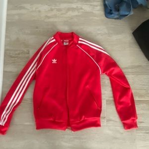 Red Adidas Track Jacket